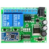 Fafeicy 2 Channel Bluetooth Relay Wireless Remote Control Switch LED Motor iOS Android Mobile Control for Home Automation