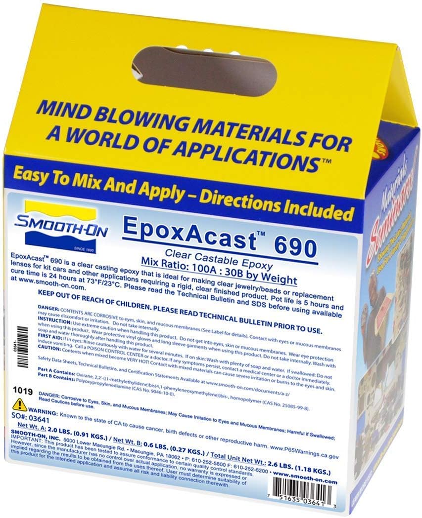EpoxAcast 690 Clear Casting Epoxy Resin Trial Unit