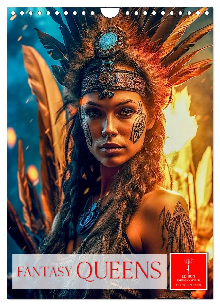 Fantasy Queens UK-Version (Wall Calendar 2026 DIN A4 Portrait), CALVENDO 12 Month Wall Calendar — image 1