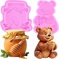 Vista 11 de ZiXiang Bumble Bee - Molde de silicona para fondant, moldes de colmena de abeja, moldes de chocolate para cupcakes, decoración de pasteles