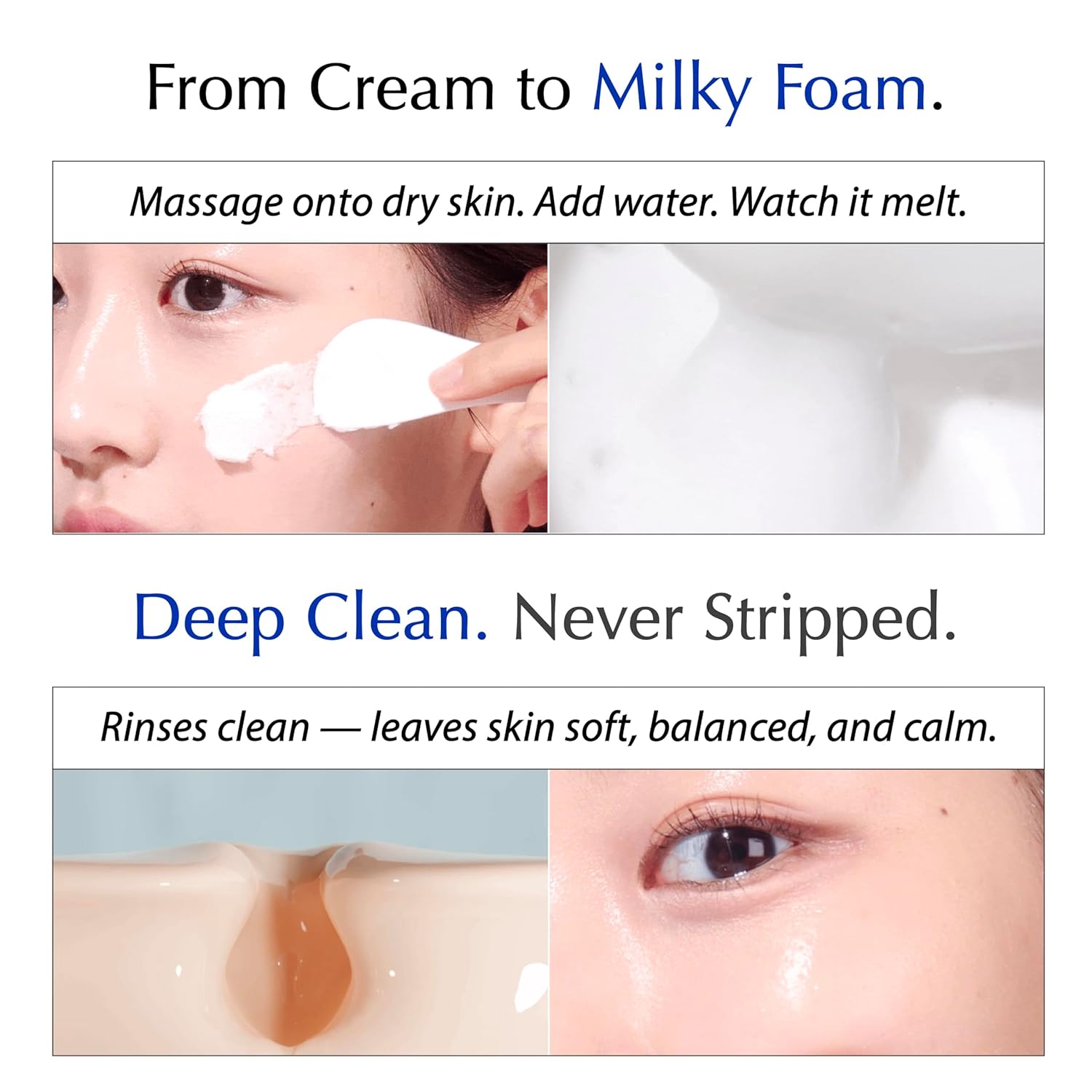 MSM Sulfur Deep Pore Cleanser – Low pH Barrier-Respecting Face Wash, Pore Reset for Sensitive Skin