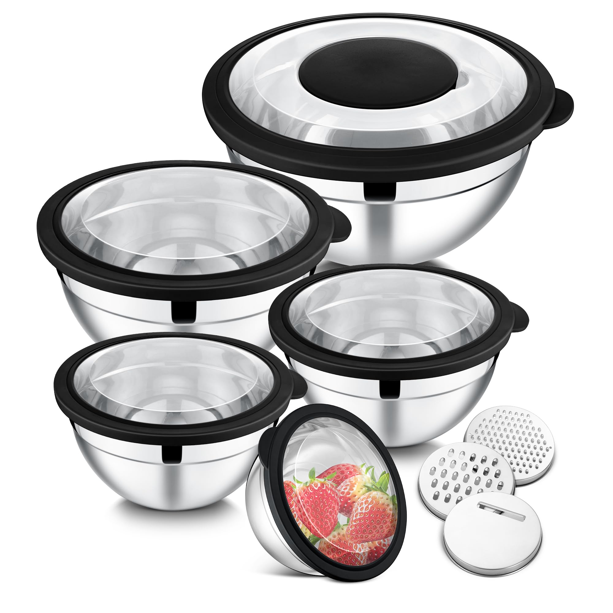 E-far 5-Piece Mixing Bowls Set