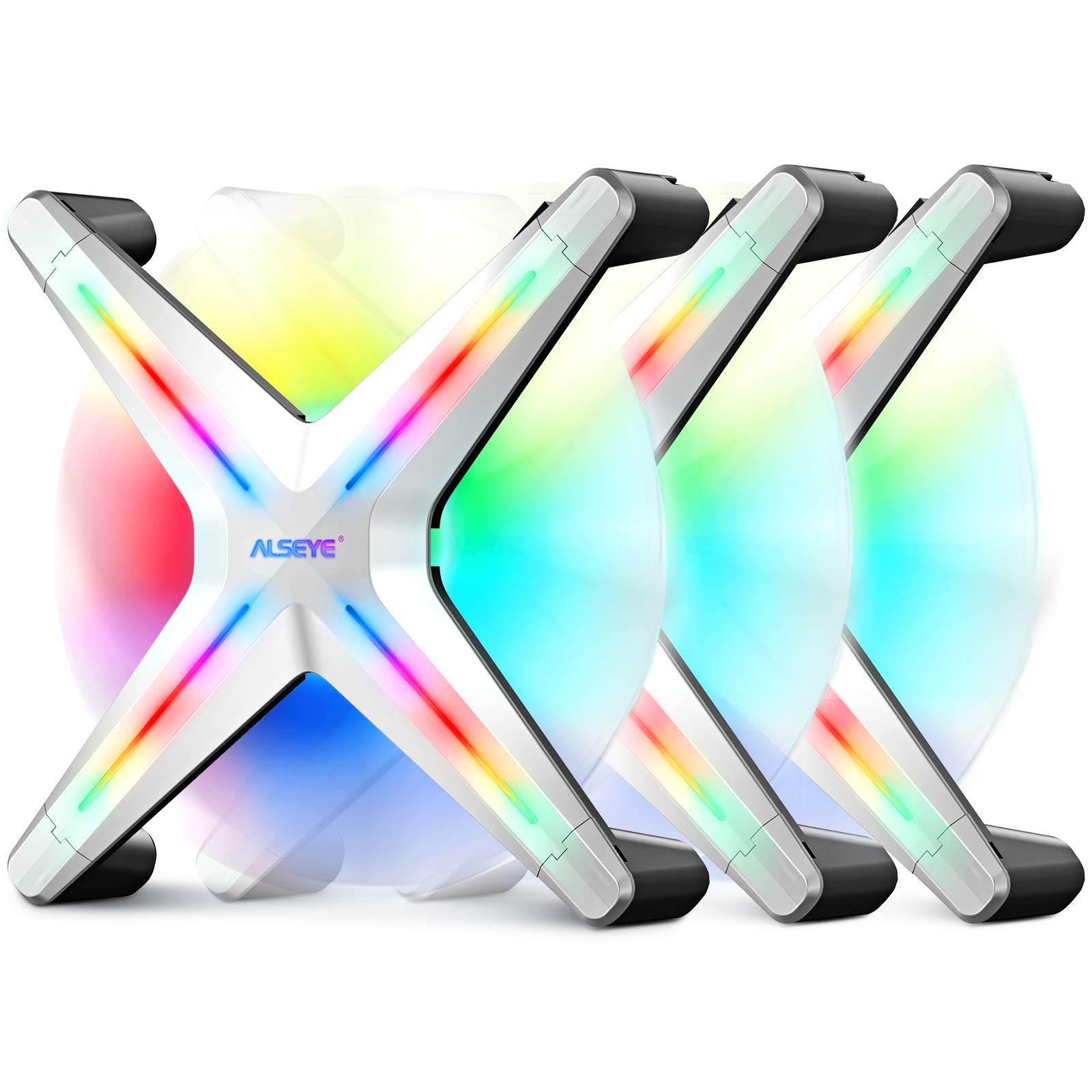 Buy 3 Pack RGB Case Fan, ALSEYE High Performance PWM PC Fan with Air