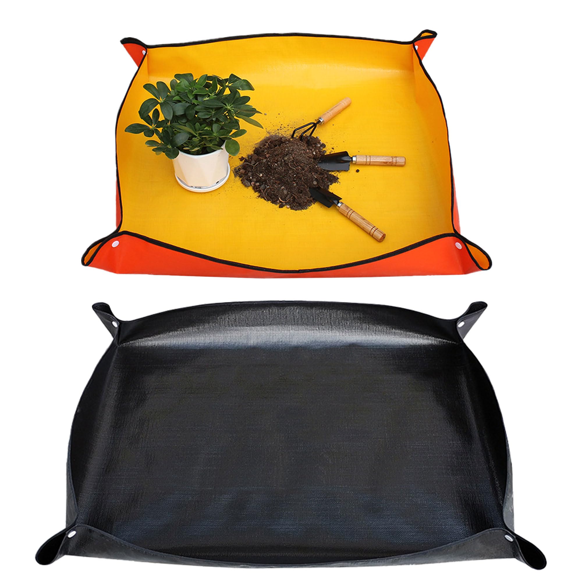 LaVenty Planting mat 100x120 cm 2-piece set waterproof plant mat