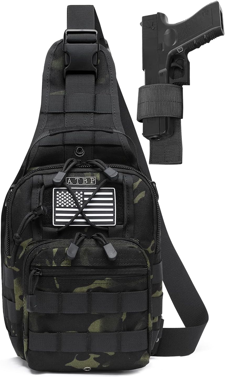 ATBP Small Tactical Sling Backpack Bag Concealed Carry