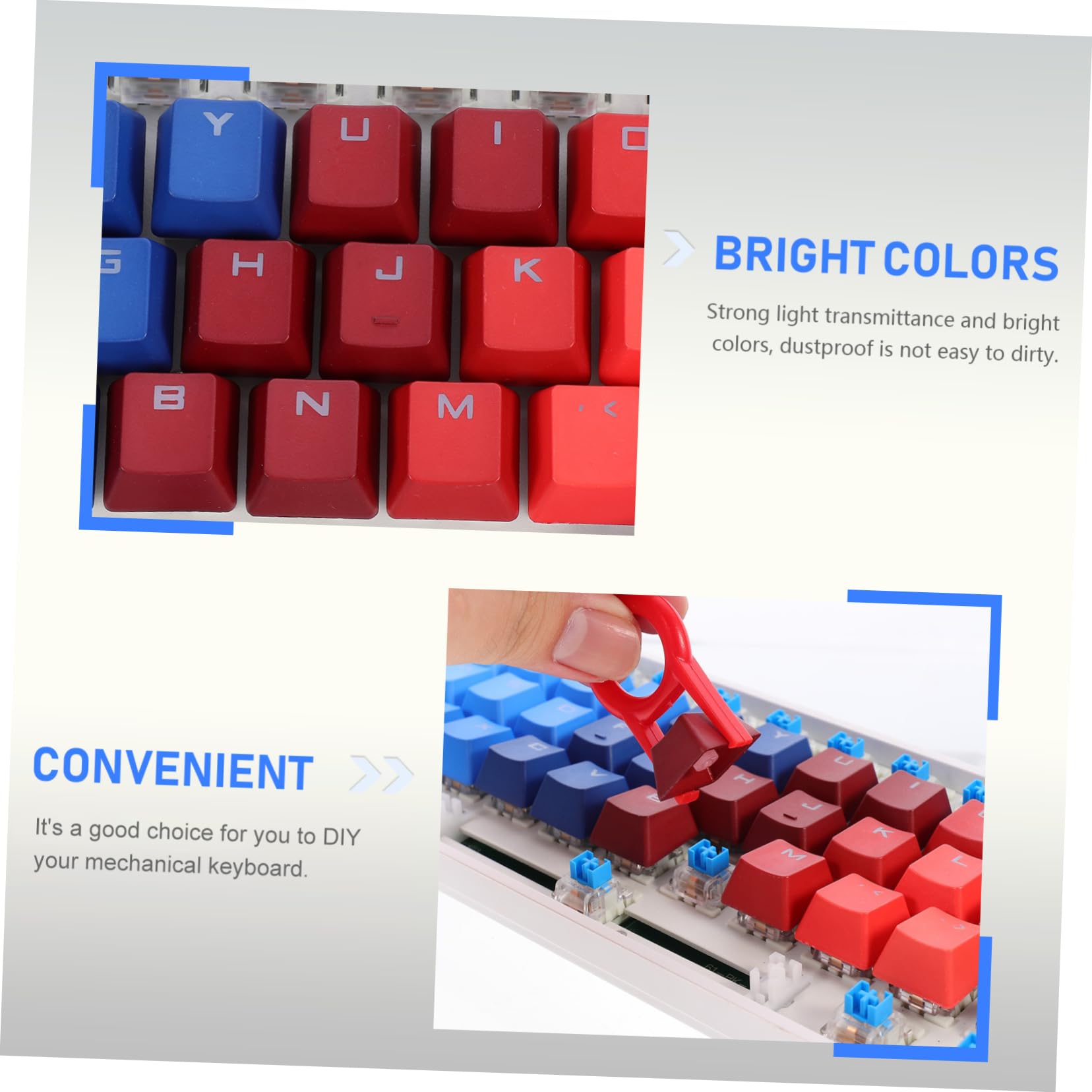 Gadpiparty 3sets Keycaps Per Tastiere Meccaniche Tasti Traslucidi Per Personalizzazione Vivaci e Durevoli Per Tastiere Rgb e Accessori Di Design Unici Per Amanti Del Gaming