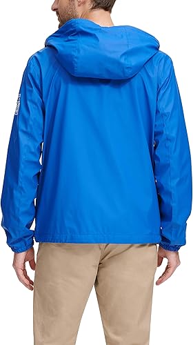 Vista 3 de DOCKERS Men's Hooded Waterproof Rain Jacket