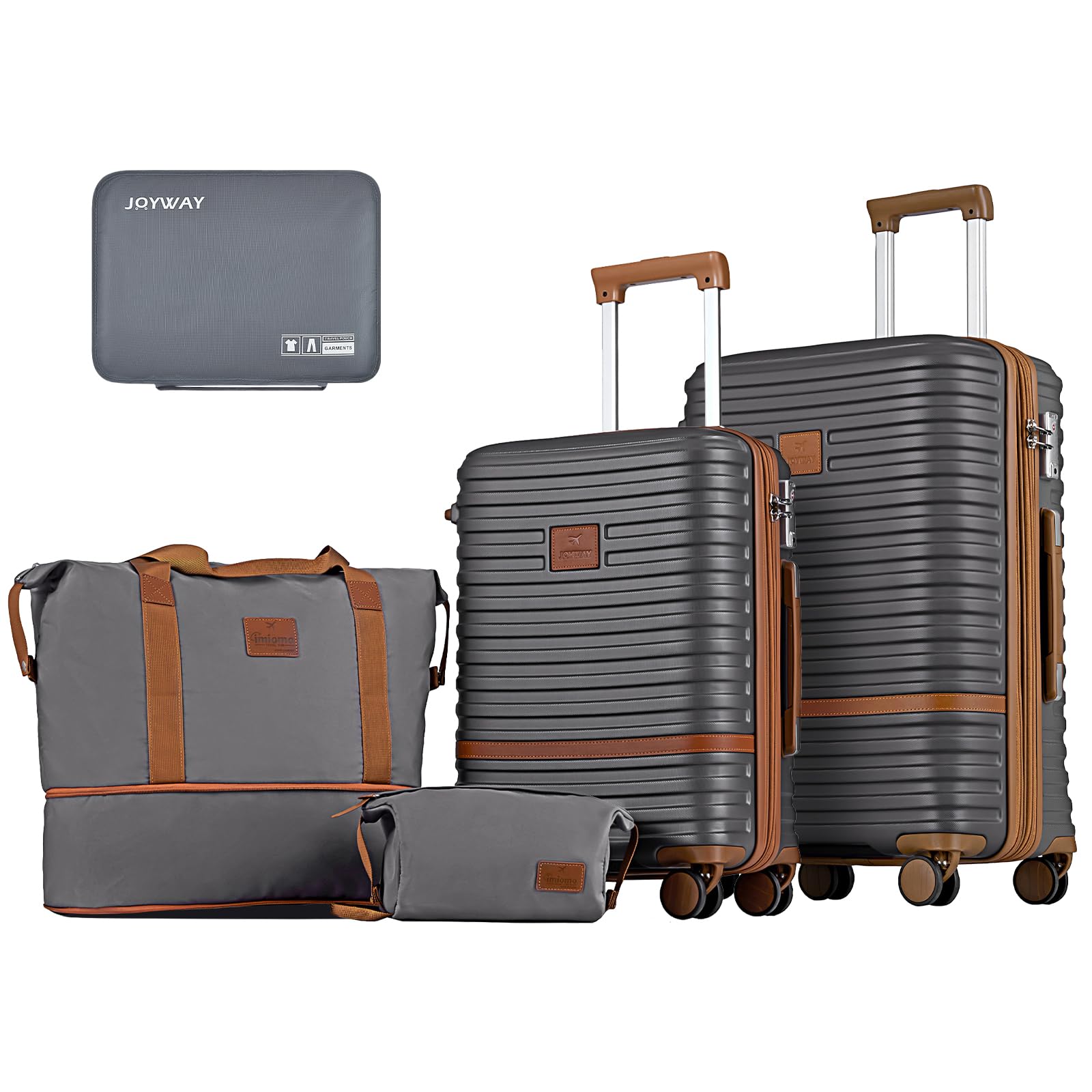 Front Opening Luggage Joyway 24 IN Carry On Luggage, Expandable