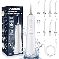 Vimmk Irrigatore Orale Senza Fili, Idropulsore Dentale ad Acqua con Irrigatore Orale