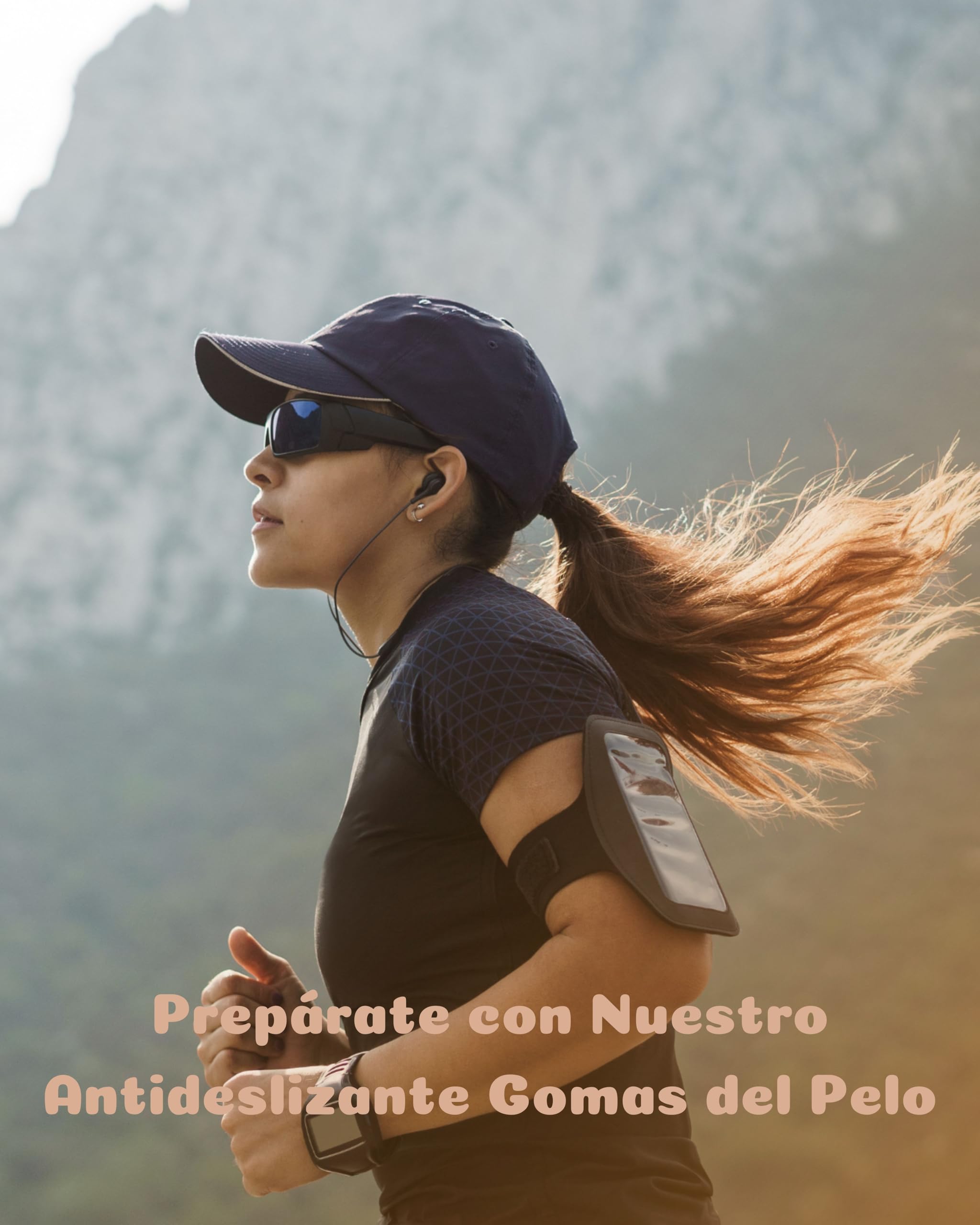 Gomas de Pelo Rojo, Pack de 60 Coleteros Elásticos 4mm - Sin Tirones para Pelo de Mujer, Hombre y Niña - Hair Bobbles para Coletas