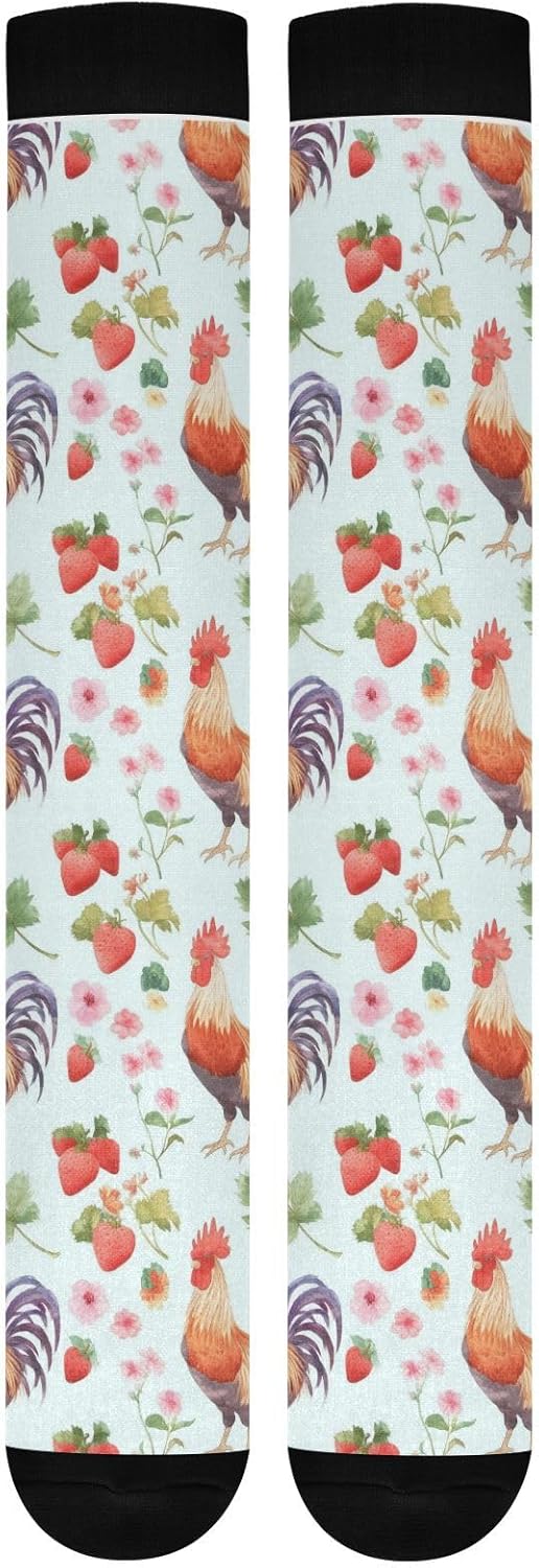 Wusikd Cute Penguin Compression Socks for Women and Men Circulation Long Socks for Athletic Running 1 - Image 8