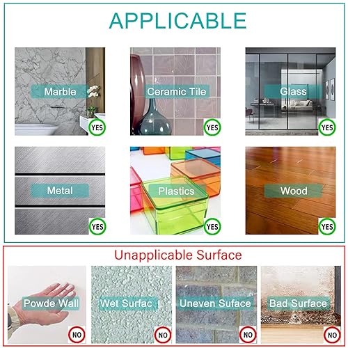 Miniatura 5 de Cinta nano de doble cara resistente, cinta de montaje transparente extraíble de 9.8 pies para paredes, alfombras, alfombras y bricolaje, cinta