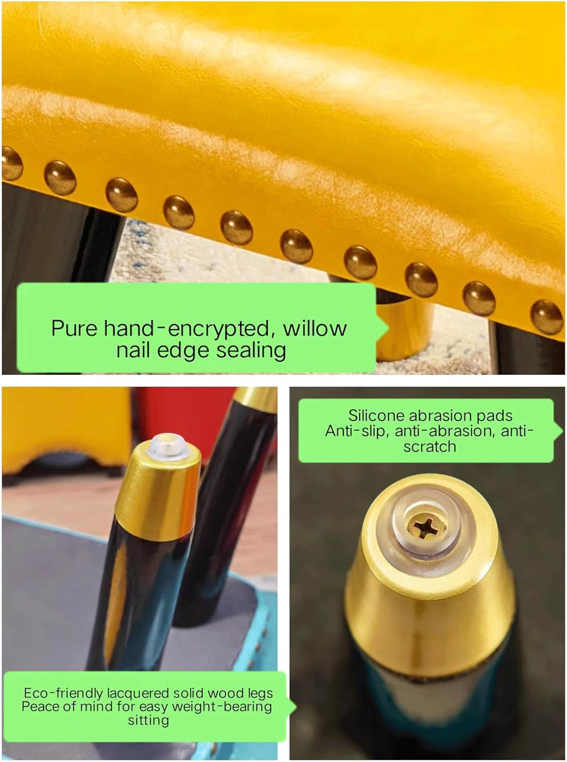 Creative Small Bench, Home Stool, American Solid Wood Square Stool, Children's Low Stool, Shoe Change Stool, Coffee Table Stool(Color:Rose red)