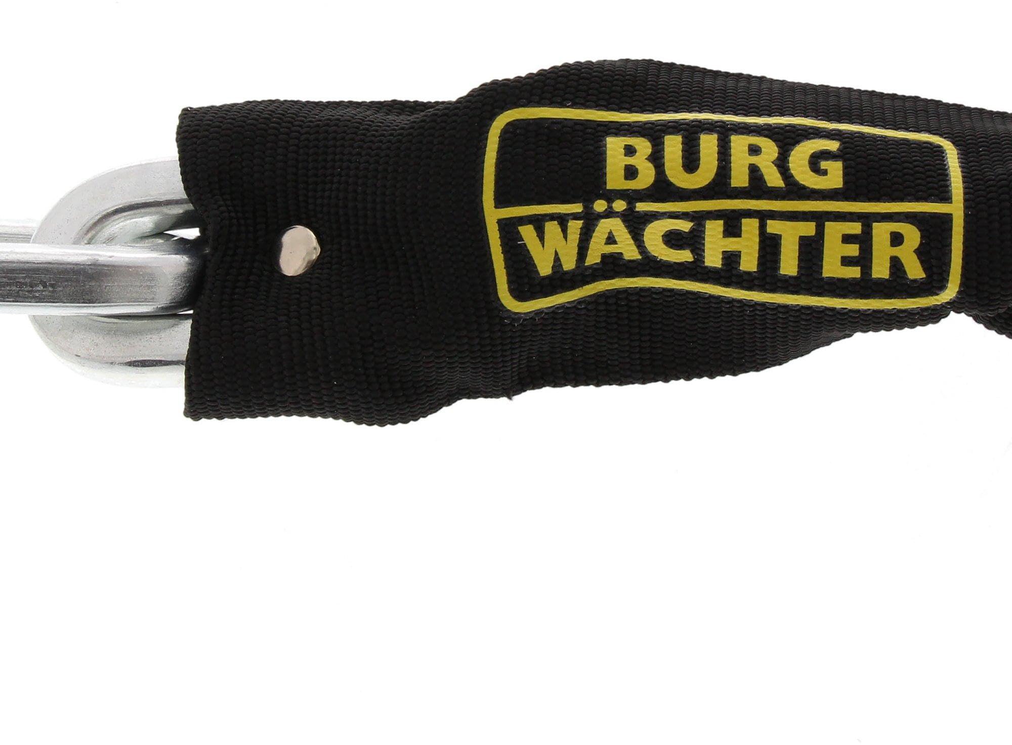 BURG-WÄCHTER Lucchetto catena, Catena e lucchetto bicicletta, Lucchetto moto, Lucchetto scooter elettrico, GKM 10/200, peso: 3950 g, L: 200 cm, Nero
