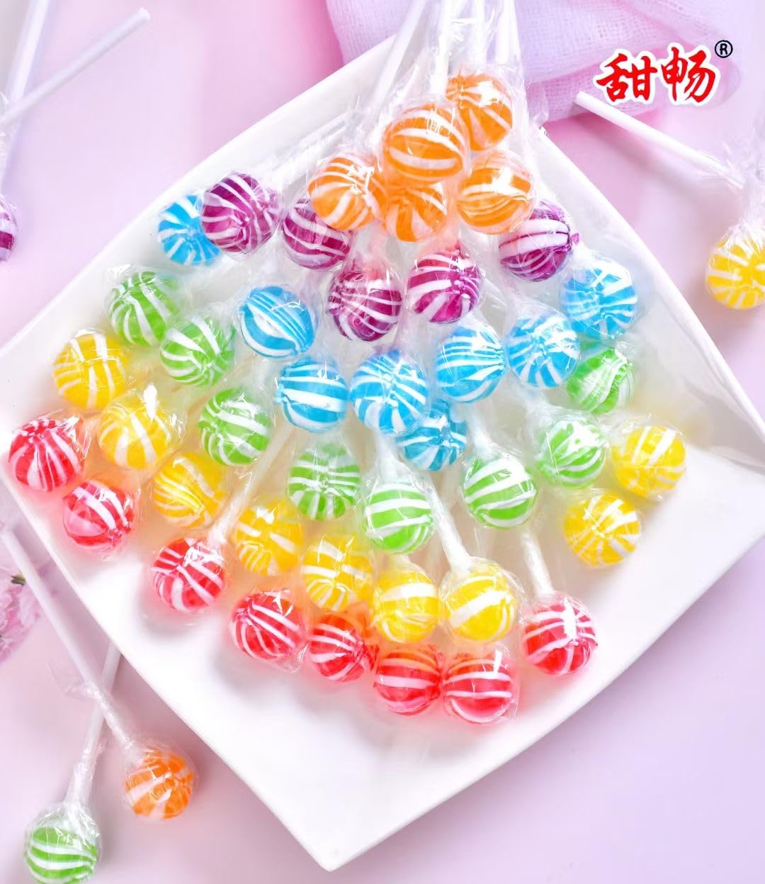 Amazon.co.jp: セイカオエン キラキラ スパイラル ペロペロキャンディ