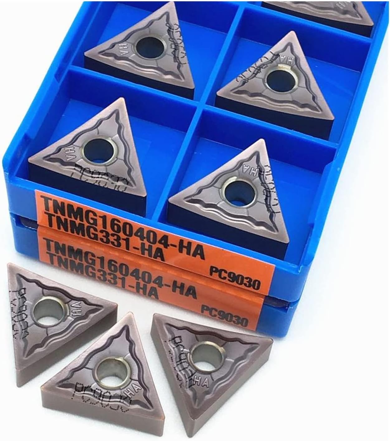 Carbide Milling Cutter Carbide Blade TNMG160404 HA PC9030 External Turning Tool TNMG160404 Turning Blade (Angle : TNMG160408 HA PC9030, Insert Width(mm) : 10PCS(1box))