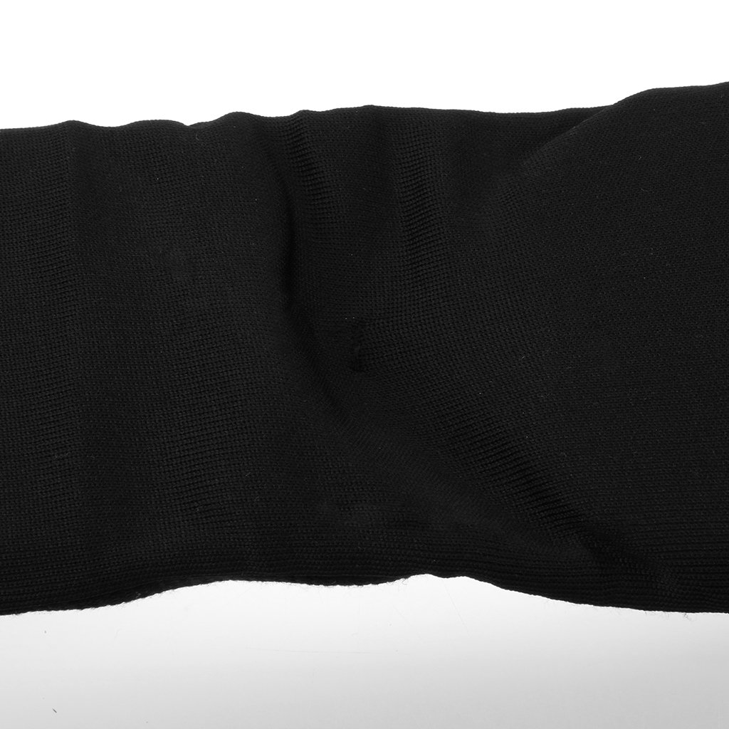Taekwondo Karate MMA Shin Foot Protector Leg Foot Guard Cloth Pad S Nero