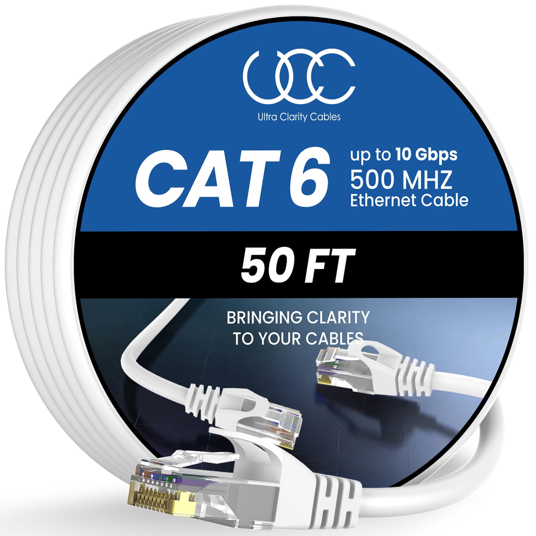 Ultra Clarity Cables Cat6 Ethernet Cable, 30 Feet Patch cat 6 Ethernet LAN Wire UTP (9.1 Meters) RJ45 Network Internet Cable - 30 ft — Amazon image 12