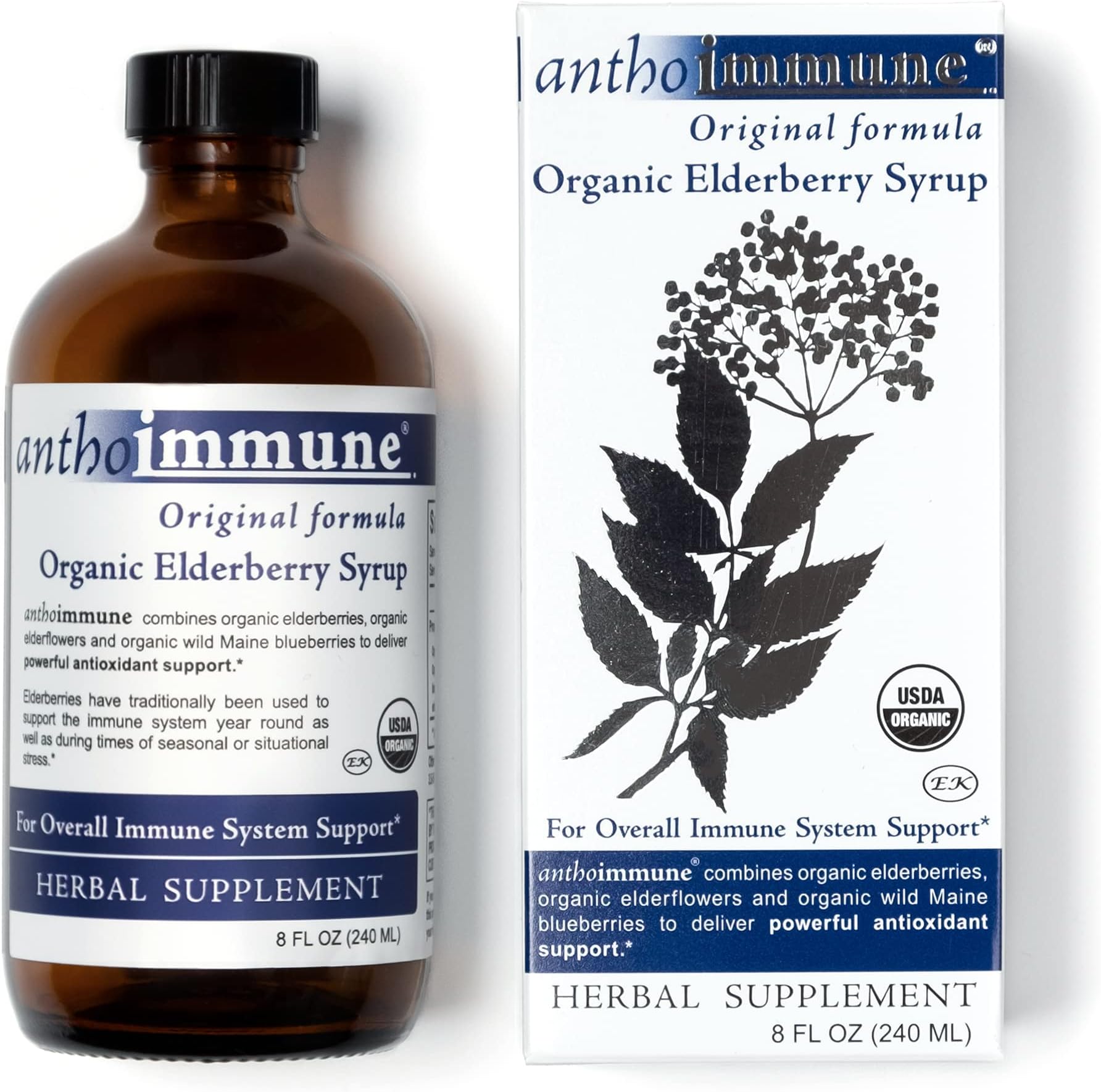 Anthoimmune® Organic Elderberry Syrup 8 ounces