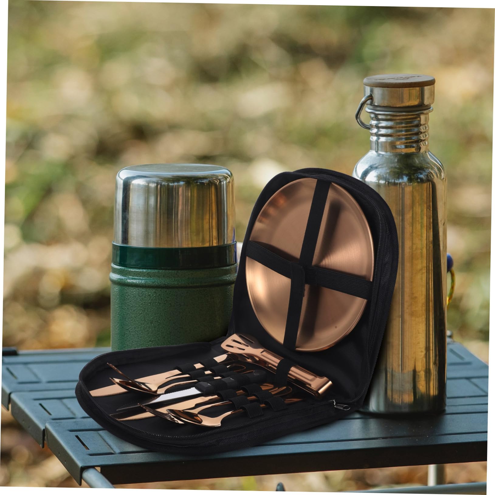 Acier Inoxydable Set de Couverts de Camping 1 Lot