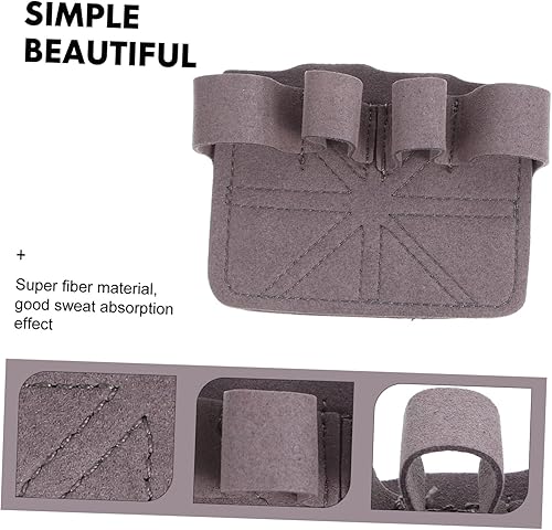 Miniatura 3 de Kisangel 2 pares de guantes de entrenamiento con agarre de palma para levantamiento de pesas, guantes para gimnasio, guantes de mano, guantes de