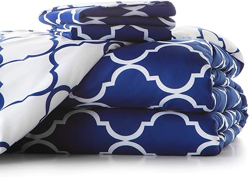 Vista 22 de LINENSPA - Edredón de microfibra hipoalergénico, con relleno sintético, para usar todo el año, tamaño matrimonial, gris oscuro