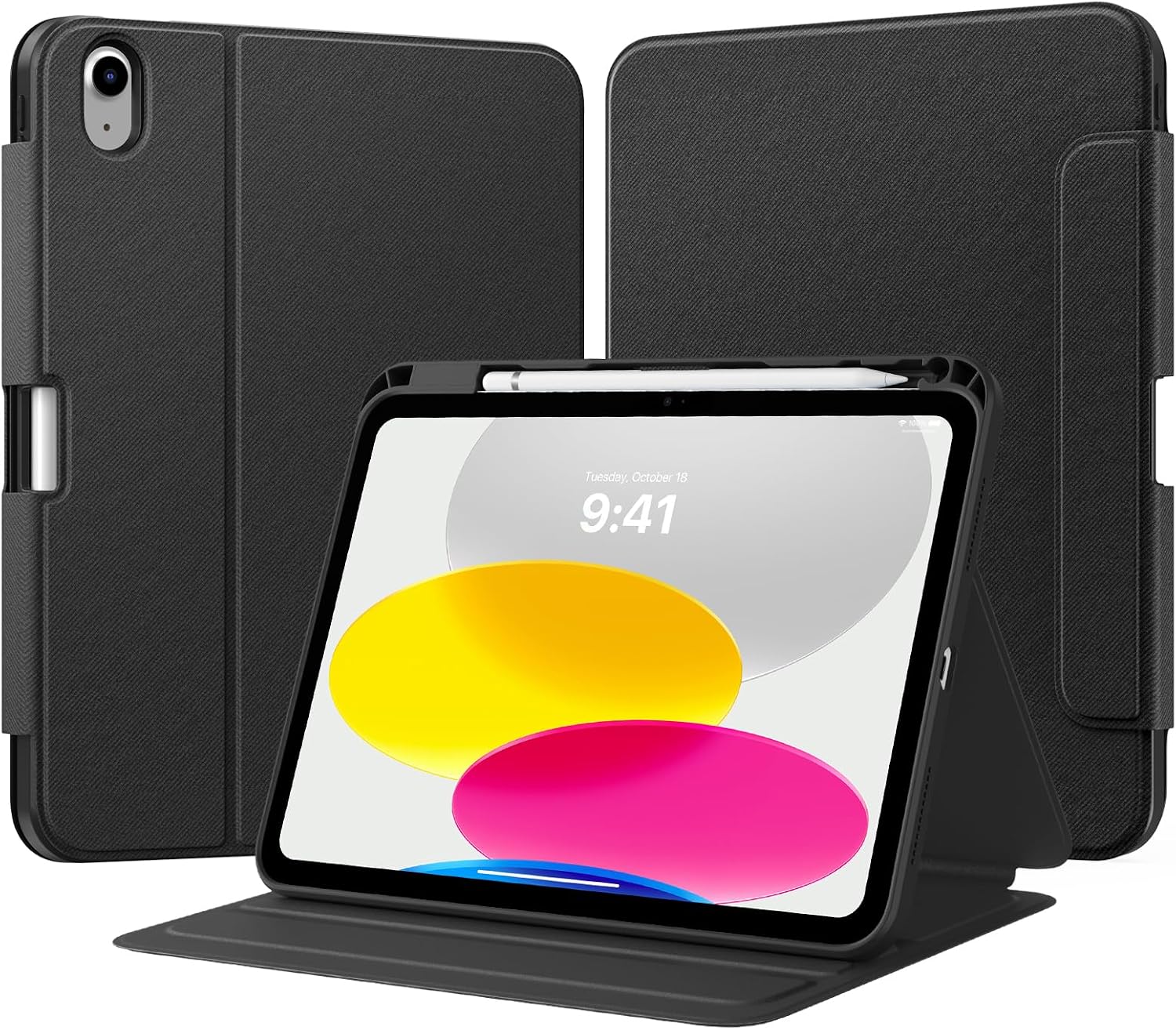 TiMOVO Case for iPad A16 11th Gen 11"/10th Gen 10.9", Denim Black