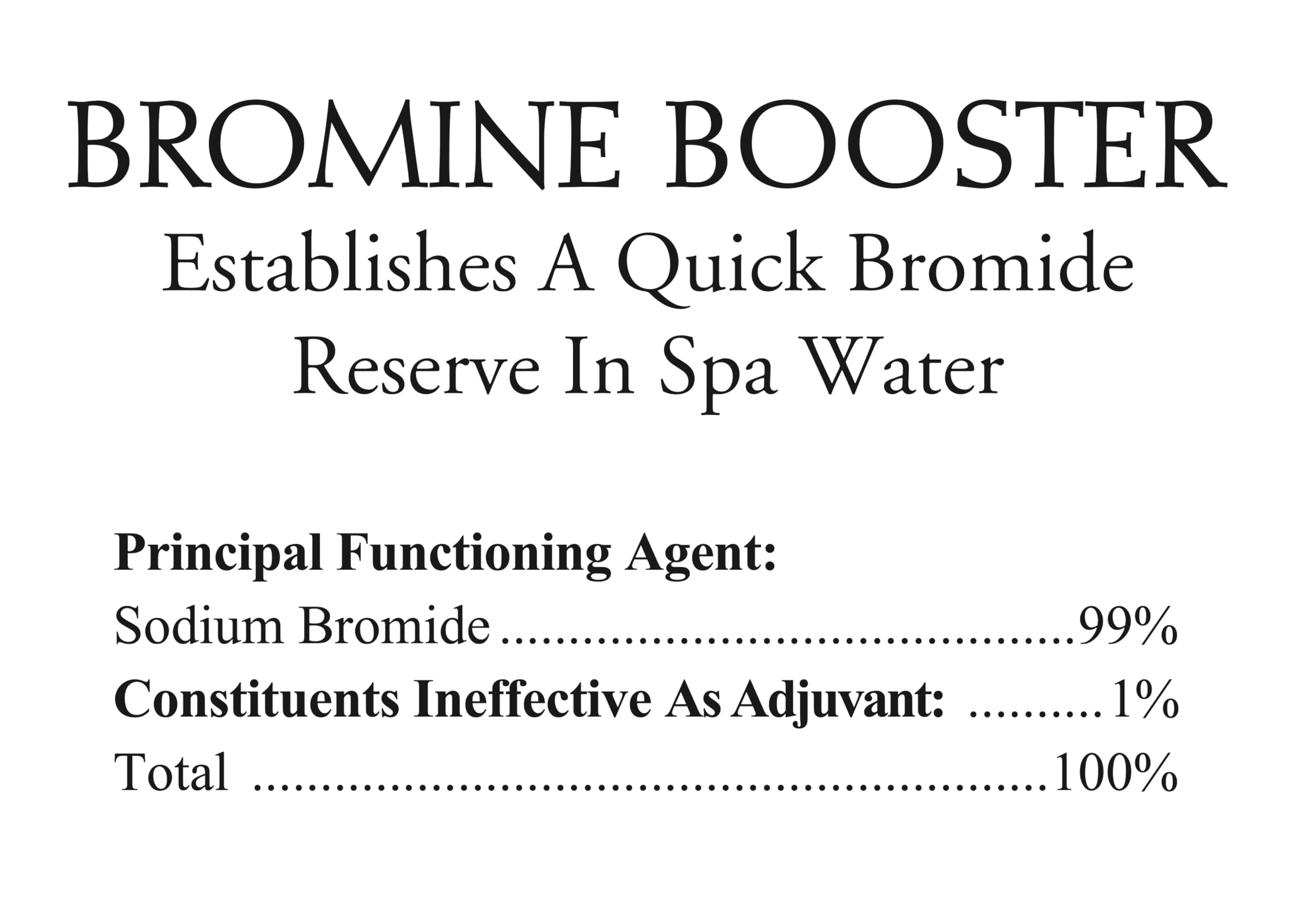 Spa Choice 472-3-8230-04 Spa und Whirlpool, Natriumbromid-Booster, 0,9 kg, 4 Stück