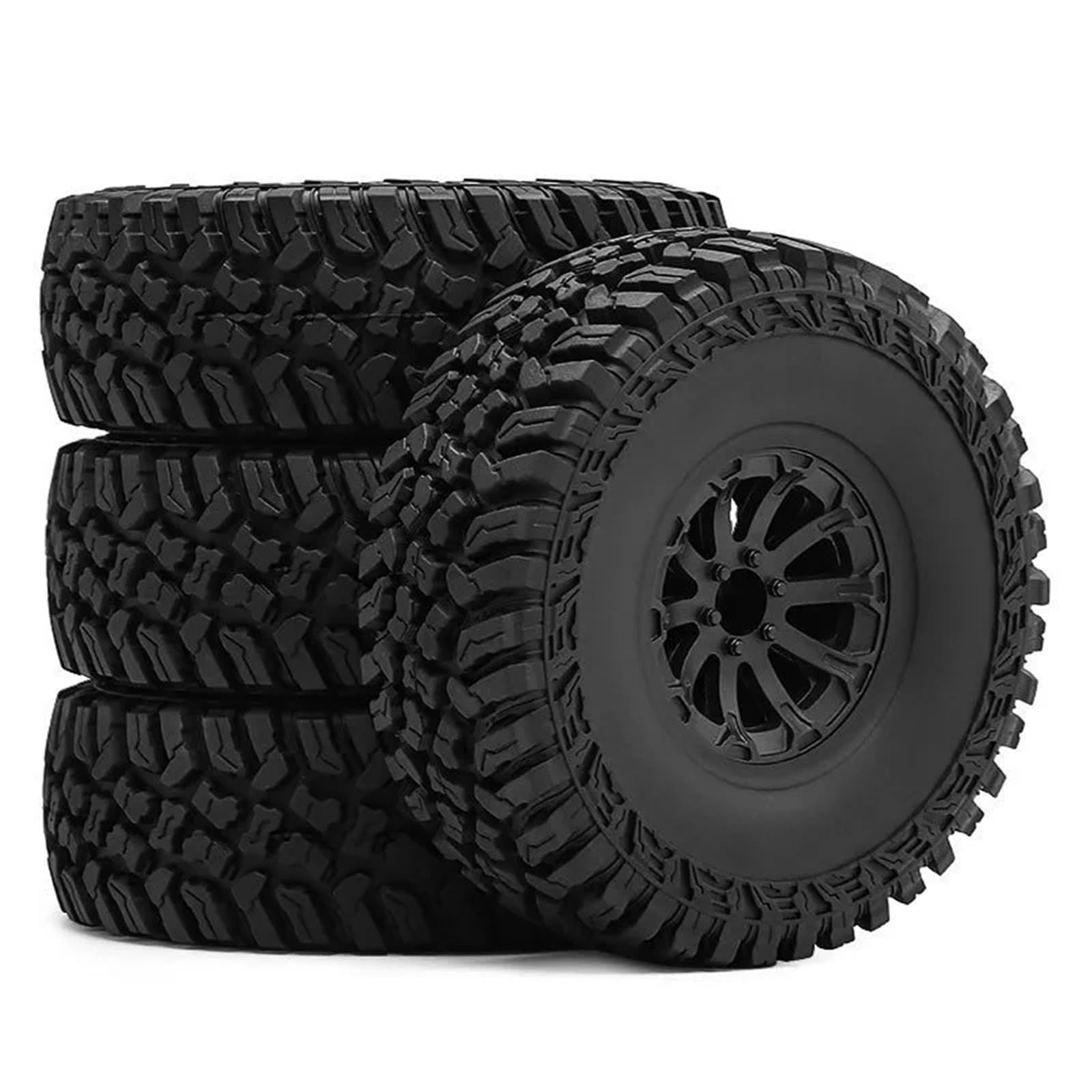 Per Axial Per SCX10 90046 Per TRX4 Per Redcat Gen8 Per Rock 1/10 119 MM 1.9 Pollici Ruote Gomma Pneumatici Salire RC Crawler Auto Assemblare RC Ruote Gomma