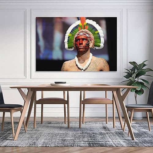 Miniatura 5 de ZHOUJIU Póster de Alex Pereira (8) póster de lienzo para impresión de cuadros, pintura de pared, pósteres artísticos modernos, obras de arte para el