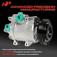 Vista 3 de A-Premium Compresor de A/C con embrague compatible con Hyundai Accent 1.6L 2006-2009, Dodge Attitude 1.6L 2006-2010 2012