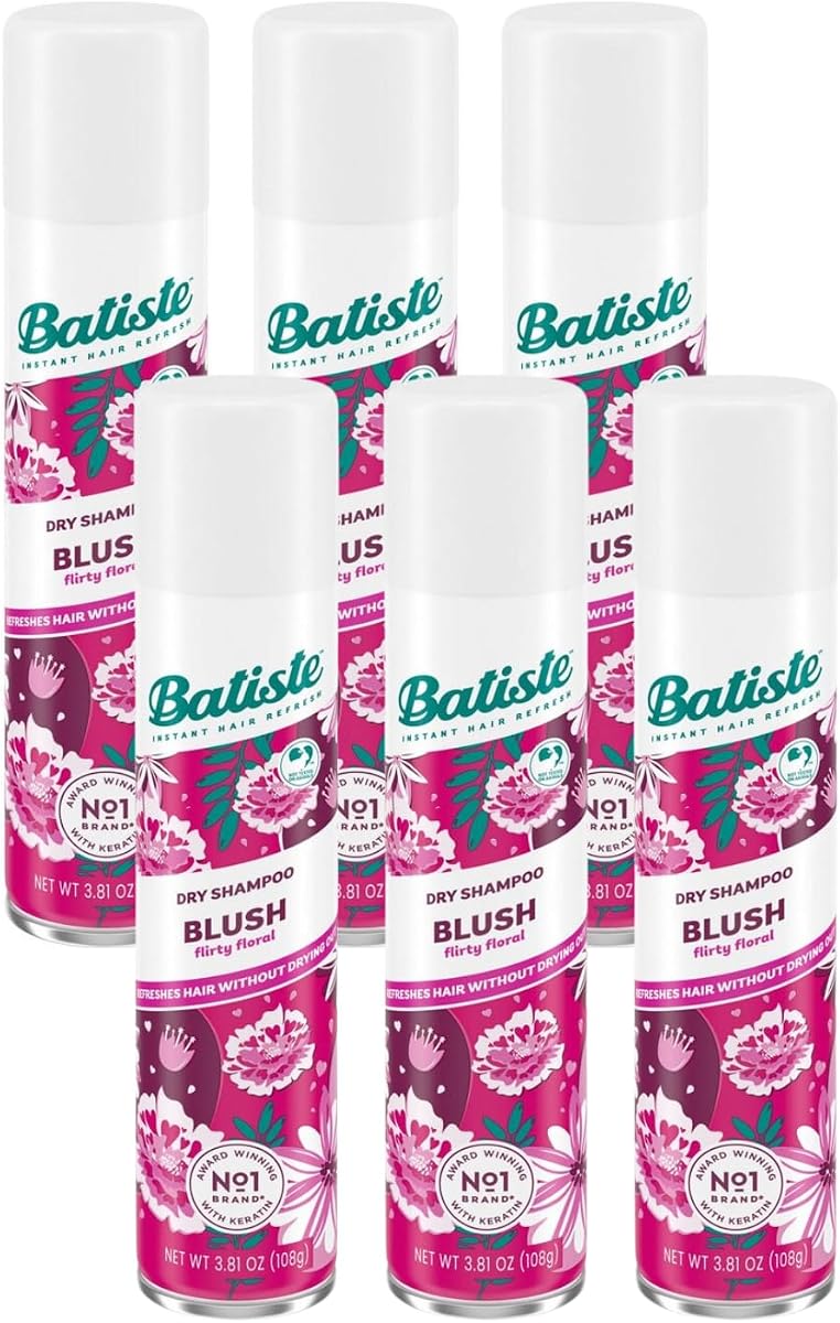 Dry Shampoo, Blush Fragrance, 3.81 OZ. (Pack of 6)