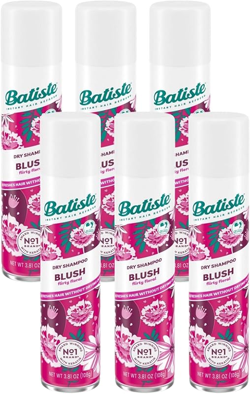 Dry Shampoo, Blush Fragrance, 3.81 OZ. (Pack of 6)