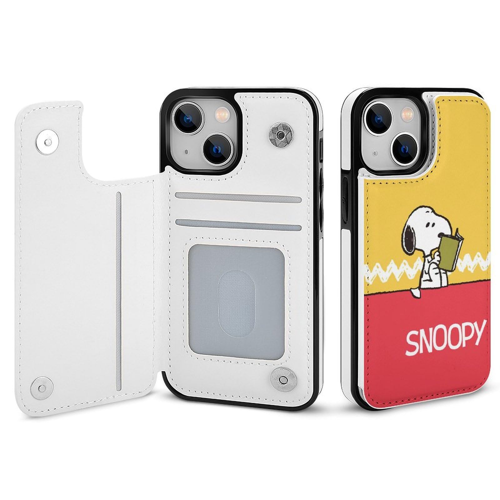 スヌーピーフリップカバーiPhoneX対応：手帳型・マグネットロック・ポケット付 スヌーピーフリップカバーiPhoneX対応：手帳型・マグネット