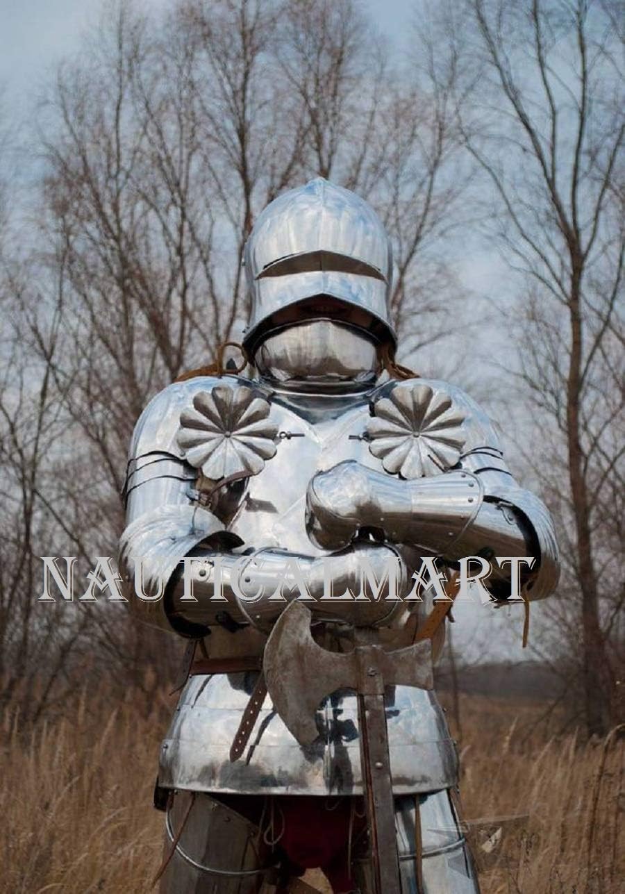 NauticalMart Medieval Knight German Gothic Suit Of Armor Combat Body Armour