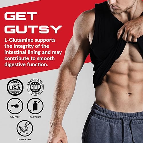 Miniatura 9 de Granite L-Glutamina en polvo (fermentado), recuperación y apoyo inmunológico, 80 porciones