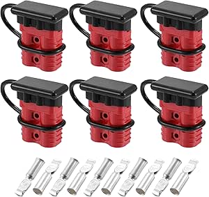アクセサリー BATTLE LAKE Main Street Courier USA Ez Red Led Mr.Brighton LED 175A 600V Battery Quick Connect