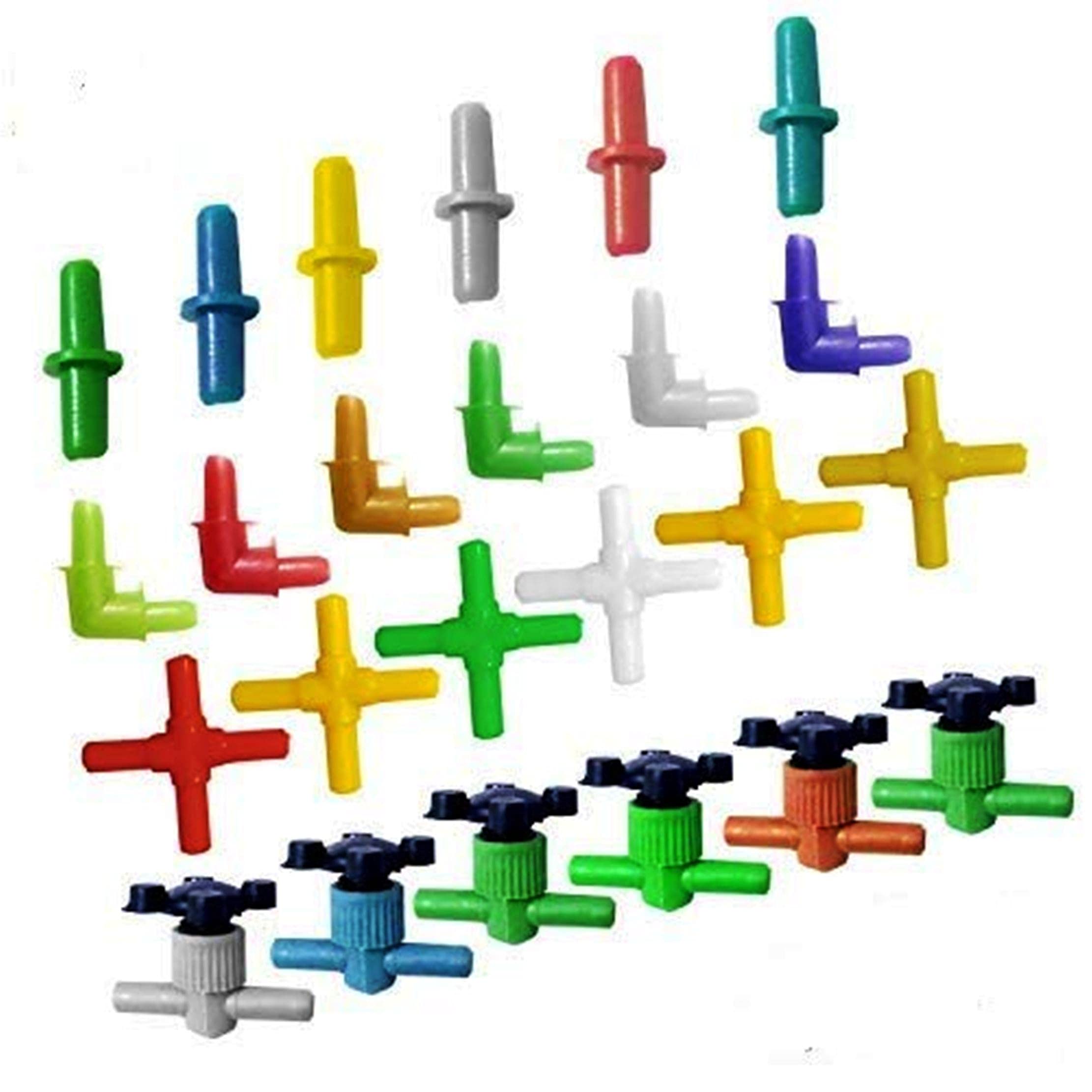Nitishree Aqua Outlet Tube Adjustable Connector,Air Pump Flow Control Valves Switch Tap 4X6Mm Hose,Aquarium Air Tube Outlet Multicolor Connector 25 Pcs (B091HZTT6F) Amazon Price History, Amazon Price Tracker