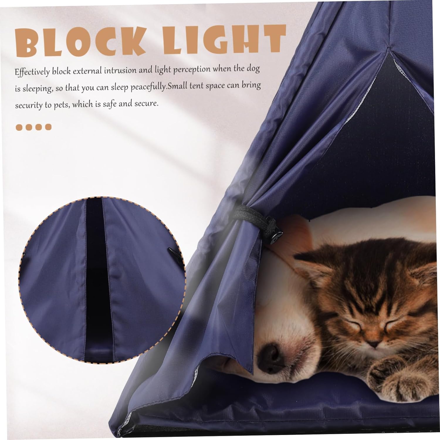 Angoily Dog Tent Bed Waterproof Oxford Fabric Pet Rest Tent for Small Medium Dog Cat