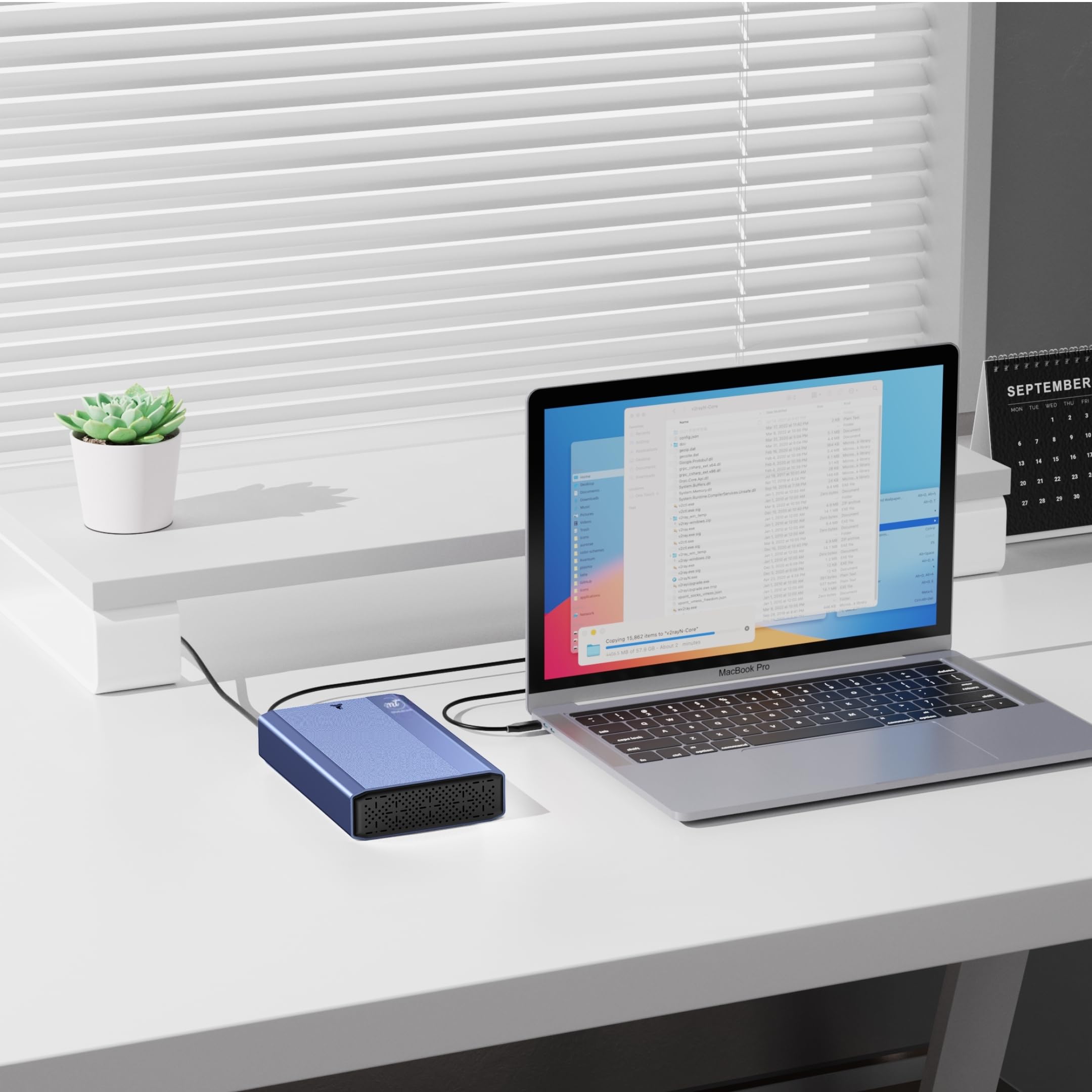 ModusTech 4TB External (DESKTOP) Hard Drive USB 3.1 Type-C - High-Speed Data Storage for PC, Mac, Laptops, and Gaming Consoles - Durable Design, Compatible with Windows, MacOS, Linux (4.0, TB) — view 3