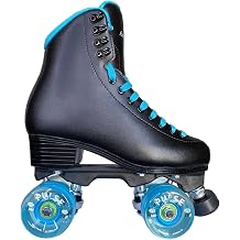 Jackson Ultima Finesse Women's Outdoor Quad Roller Skate Black/Teal Size 4