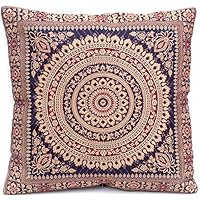Federa per cuscino patchwork indiana fatta a mano con ricamo
