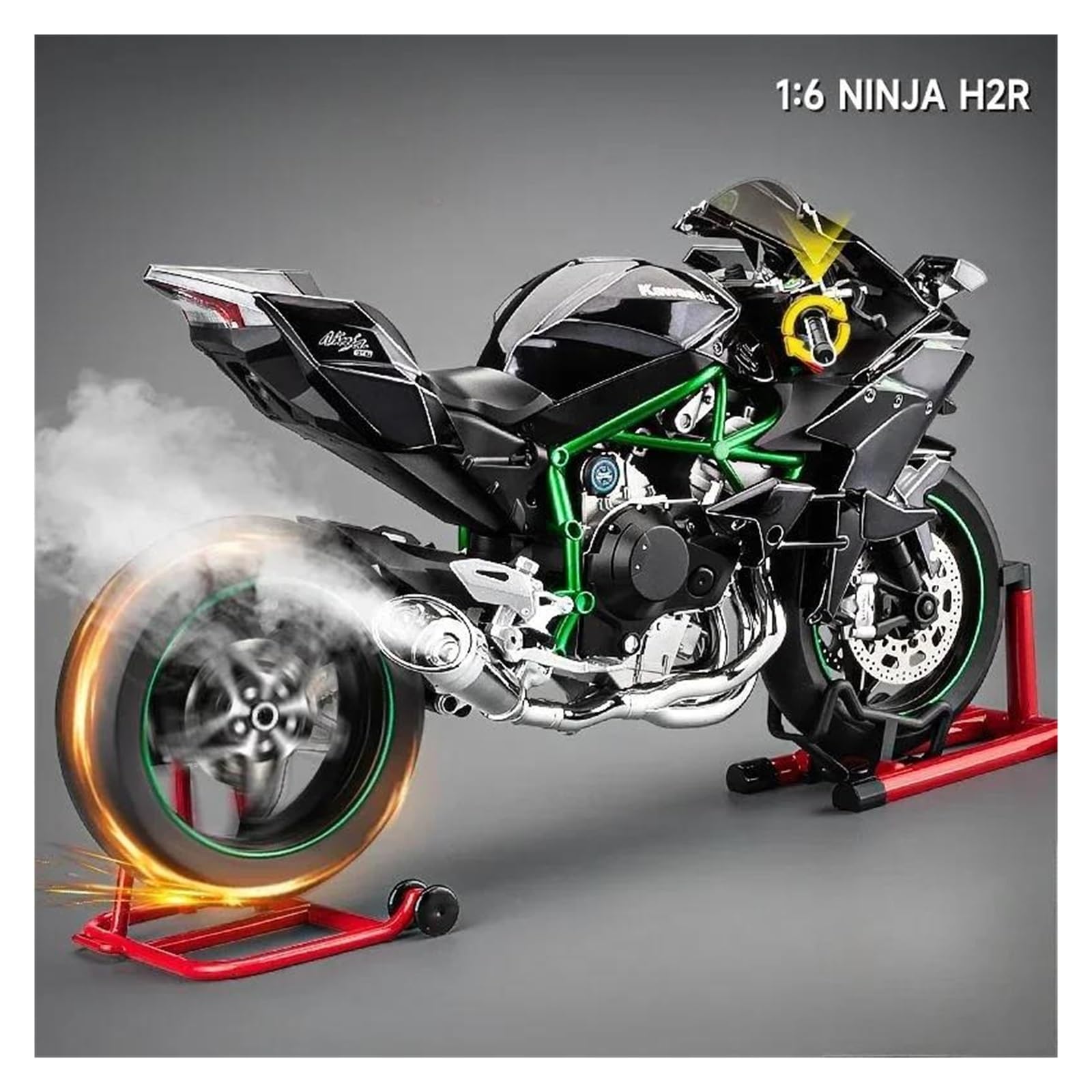 Amazon.com: SHAYANZI Mini Simulation Motorcycle Toys Spray 1