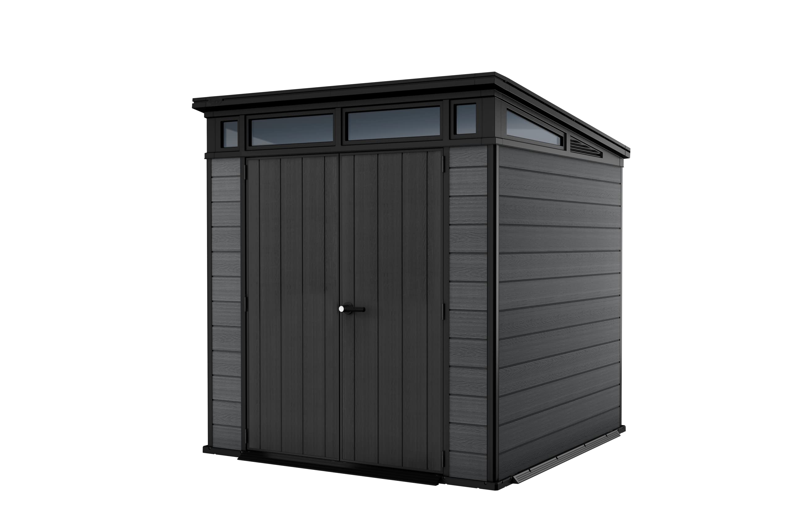 Keter Cortina Tool Shed 7 x 7 Dimensions 214 x 218 x 226 cm