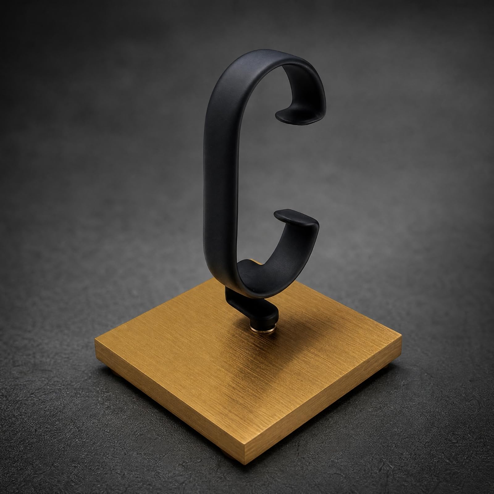 Soporte Metálico con Base Cuadrada y Soporte Curvo Versátil Organizador Joyas con Base Estable Antislizante para Armarios