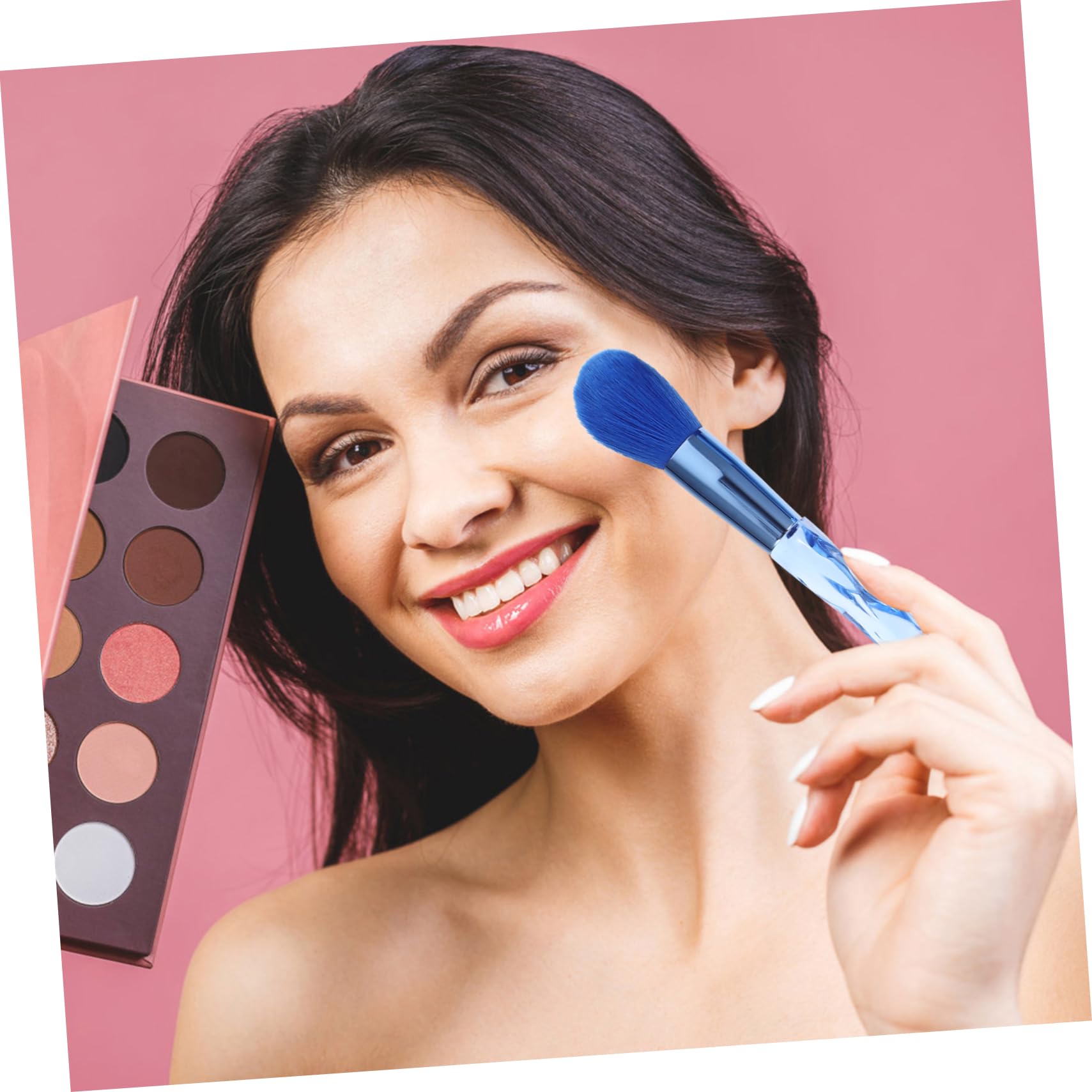 Beavorty 30stücke Teiliges Makeup-pinselset Mit Transparenten Diamantgriffen Professionelle Pinsel Für Foundation Lidschatten Concealer Und Mehr Für Tägliches Und Professionelles Makeup