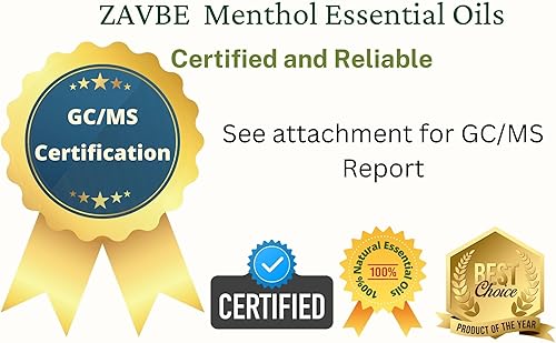 Miniatura 7 de ZAVBE - Aceite de mentol piperita de mentol, 100% puro, sin diluir, natural, grado terapéutico, 0.3 fl oz (13 oz)