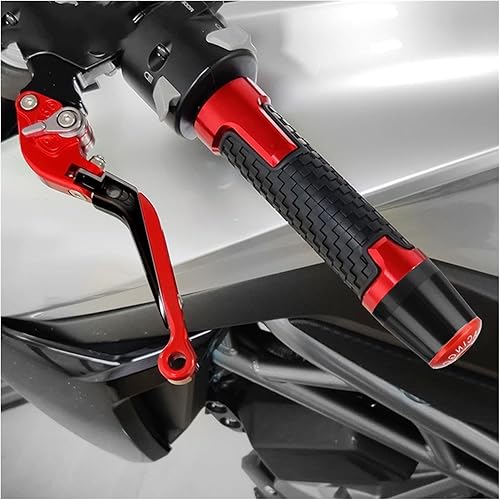 Miniatura 2 de Empuñaduras de manillar de motocicleta de 78 pulgadas, 0.866 in, agarres para manillar de motocicleta, tapa de extremo para Yamaha XT660E XT660 XT