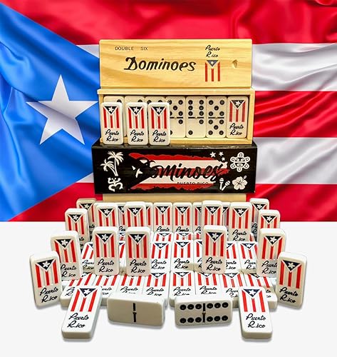 Puerto Rico Gifts Premium Dominoes Set Family and Friends Gift