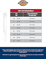 Vista 6 de Dickies Cinturón mecánico de cuero antiarañazos para hombre, Negro